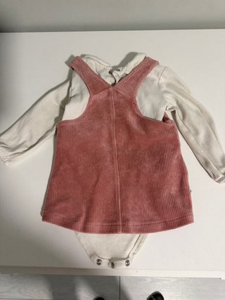 Conjunto bebé zorrito rosa