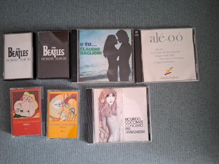 CD Beatles, Claudio Baglioni, Mina, Cocciante