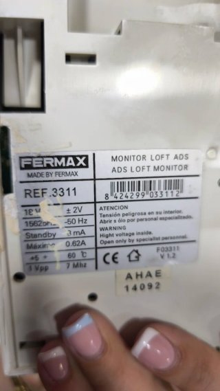 Videoportero Fermax Blanco