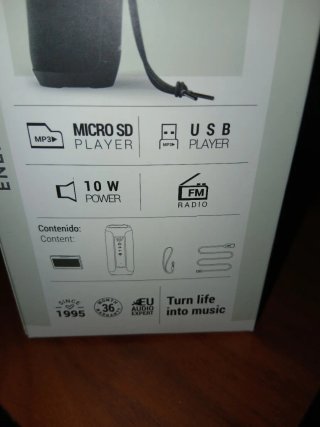 Altavoz Bluetooth Energy Sistem Urban Box 2