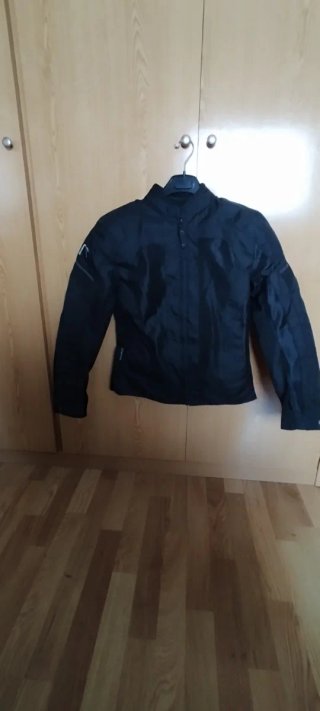 Chaqueta Moto Mujer Negra