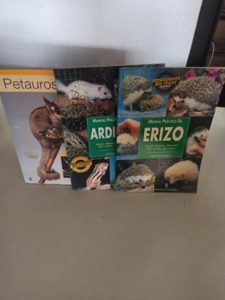 Libros animales Ardilla, Erizo y Petauros