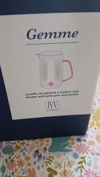 Caraffa in cristallo Gemme IVV