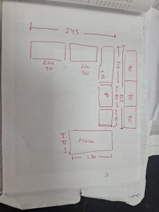 Muebles de cocina madera y encimera porcelanica