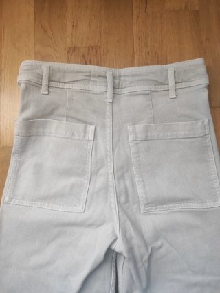 Pantalón ancho Zara beige