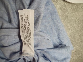 Polo Massimo Dutti XXL Azul Manga Corta