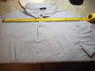 Polo Massimo Dutti XXL Azul Manga Corta