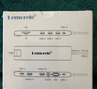 Sin Abrir - Adaptador USB-C 13 en 1 Lemorele 4K