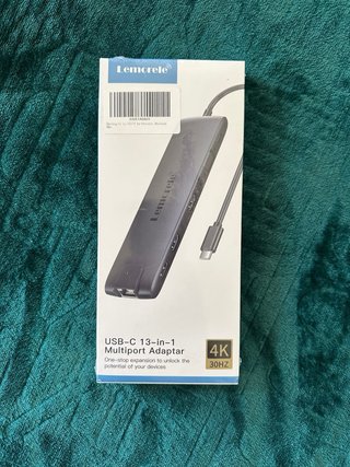 Sin Abrir - Adaptador USB-C 13 en 1 Lemorele 4K