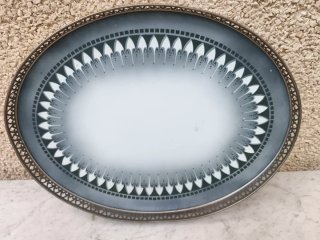 Bandeja de porcelana mayólica