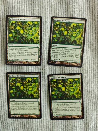 X4 Jardines de Khalni / khalni garden MTG Magic