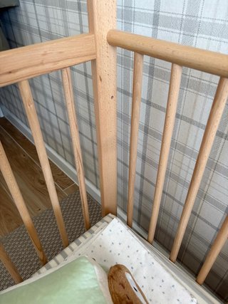 Cuna Cabaña 60x120cm - 2 Alturas