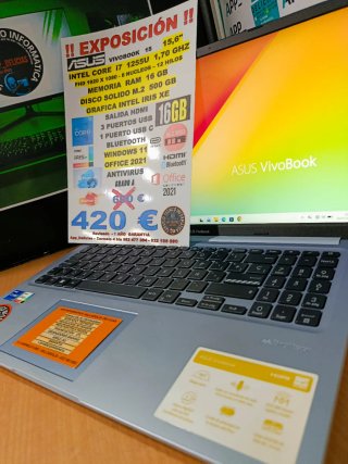 Portátil Asus i7 16GB RAM 500GB SSD