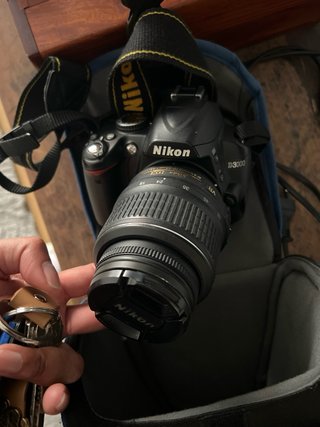 Cámara Nikon Negra
