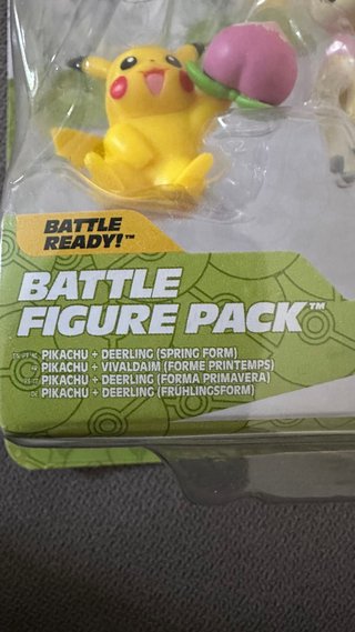 Pikachu e Deerling Action Figure Pack forma primav