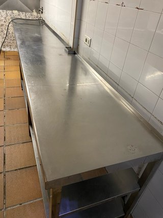 Mesa de trabajo acero inoxidable