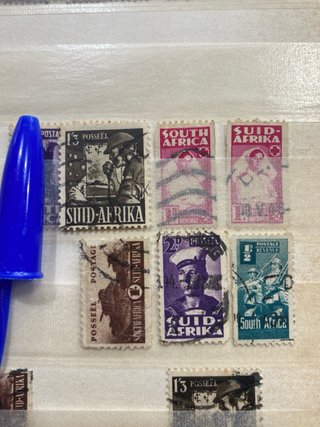 Álbum Sellos Sudáfrica Namibia 1920-1968