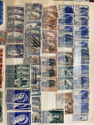 Álbum Sellos Sudáfrica Namibia 1920-1968