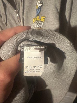 Felpa The Simpsons con zip e stampa