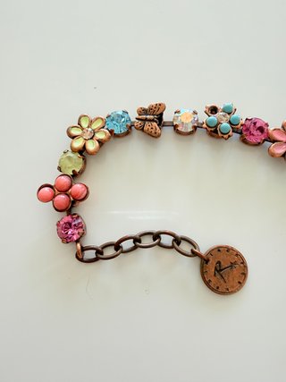 Bracciale Reminiscence con farfalla e fiori