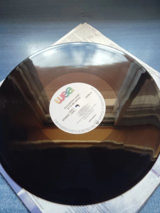 Alejandro Sanz LP Si tú me miras Autografiado