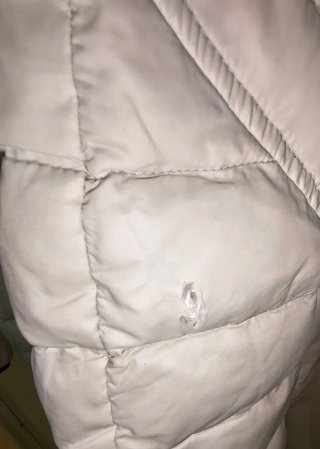 Chaqueta de plumas blanca hombre Original