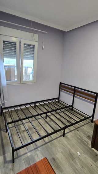 Base Cama Metal Negra