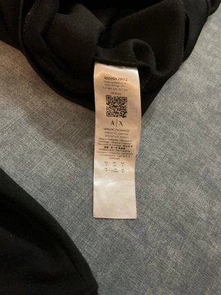 Sudadera Armani Exchange Negra Original