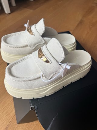 Sandalias Jordan Mule Pearl  Beige/Oro