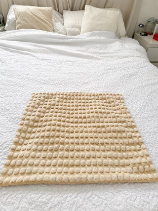 Funda de almohada decorativa beige