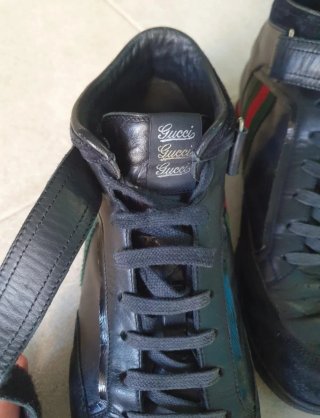 Botines Gucci Negros Multicolor
