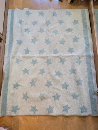 Alfombra Himmelsk infantil Ikea azul turquesa