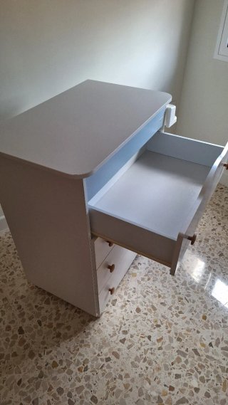 Cómoda Cambiador bebé 4 cajones infantil