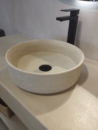 Lavabi artigianale da appoggio