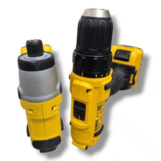 KIT DEWALT TALADRO / ATORNILLADOR DC710 / DCF815  DCK211D2T + CAJA