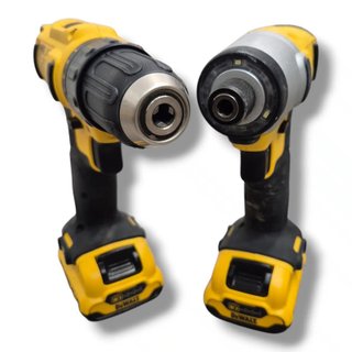 KIT DEWALT TALADRO / ATORNILLADOR DC710 / DCF815  DCK211D2T + CAJA