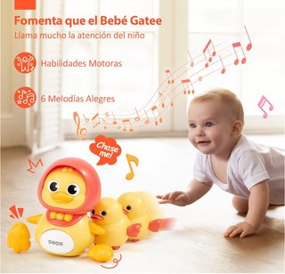 Patos Juguete Gateo Musical Niños 1 Año