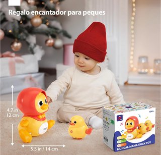 Patos Juguete Gateo Musical Niños 1 Año