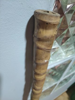Bastón de bambú antiguo original