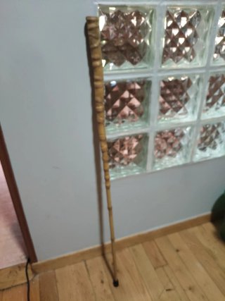 Bastón de bambú antiguo original