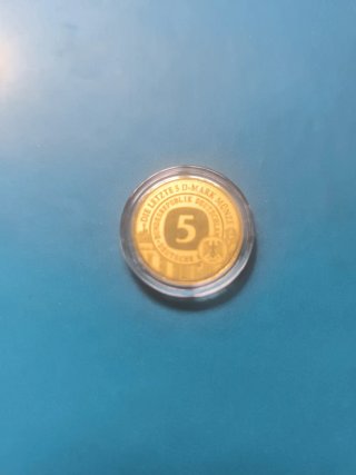 Lote 4 monedas oro 24K Deutsche Mark OFERTA