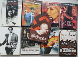 Lote 9 Películas DVD Acción/Drama/Guerra