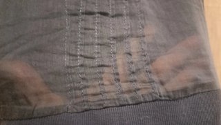 Camiseta azul marino transparente