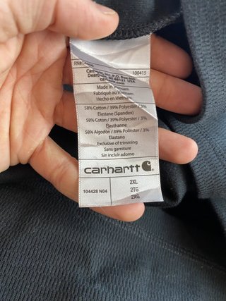 Sudadera Carhartt Azul Marino Talla XXL
