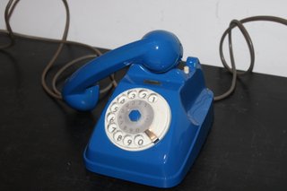 Telefono Sip Verniciato Blu Italia 1960