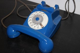 Telefono Sip Verniciato Blu Italia 1960