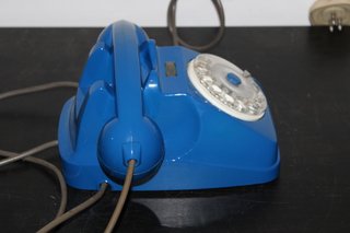 Telefono Sip Verniciato Blu Italia 1960