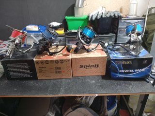 Carretes de pesca Spinit y Duraflot