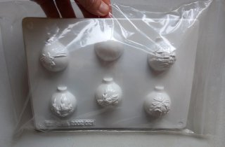 Set 5 stampi plastica creazioni artistiche