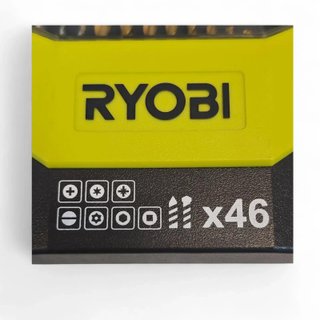 SET MIXTO BROCAS ATORNILLADOR RYOBI 46 PIEZAS *A ESTRENAR